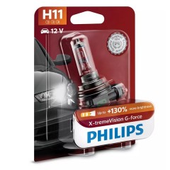 Лампа 12362XVGB1 H11 12V 55W PGJ19-2 (+130% света+вибростойкая) X-tremeVision G-force PHILIPS