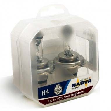 Отзывы Лампа 48003C2 H4 12V 60/55W P43t (+90% света) (упаковка 2шт) Range Power 90 NARVA
