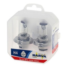 Лампа 48861S2 H4 12V 60/55W P43t (+50% света) (упаковка 2шт) RP50 Double Life NARVA