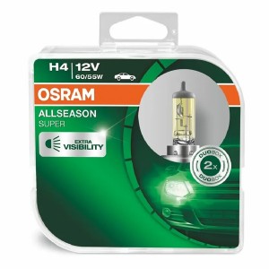 Лампа 64193ALS-HCB H4 12V 60/55W P43t (+30% больше света, 3000К) ALLSEASON OSRAM (упаковка 2шт)