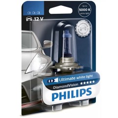 Лампа 9005DVB1 HB3 12V 65W P20d (белый холод.свет-голуб.оттен.) (блистер 1шт) Diamond Vision PHILIPS