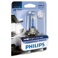 Лампа 9006CVB1 HB4 12V 55W P22d (белый яркий свет) (блистер 1шт.) Crystal Vision PHILIPS