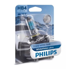 Лампа 9006WVUB1 HB4 12V 51W P22d (абсолютно белый свет+60% вид.) (блистер 1шт.) WhiteVision ultra