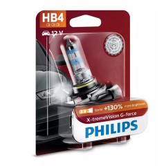 Лампа 9006XVGB1 HB4 12V 55W P22d (+130% света+вибростойкая) (блистер 1шт.) X-tremeVision G-force