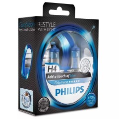 Лампа 12342CVPBS2 H4 12V 60/55W P43t (белый свет-отен.голуб. в фар.нелинз.) (уп. 2шт) Color Vision