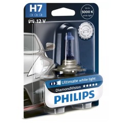 Лампа 12972DVB1 H7 12V 55W PX26d (белый холод.свет-голуб.оттен.) (блистер 1шт.) Diamond Vision