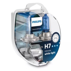 Лампа 12972DVS2 H7 12V 55W PX26d (белый холод.свет-голуб.оттен.) (уп. 2шт.) Diamond Vision PHILIPS