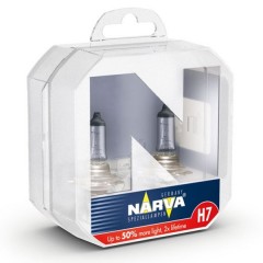 Лампа 48339S2 H7 12V 55W PX26d (+50% света) (п.уп. 2шт.) RP50 Double Life NARVA
