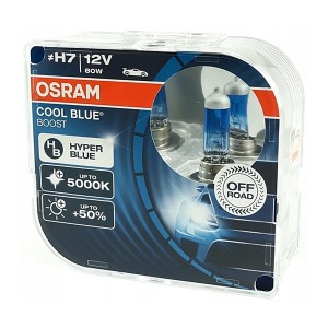 Лампа 62210CBB-HCB H7 12V 80W PX26d (5000К) COOL BLUE BOOST OSRAM (упаковка 2шт)