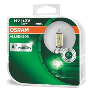 Купить Лампа 64210ALL-HCB H7 12V 55W PX26d (+30% больше света, 3000К) ALLSEASON OSRAM (упаковка 2шт)