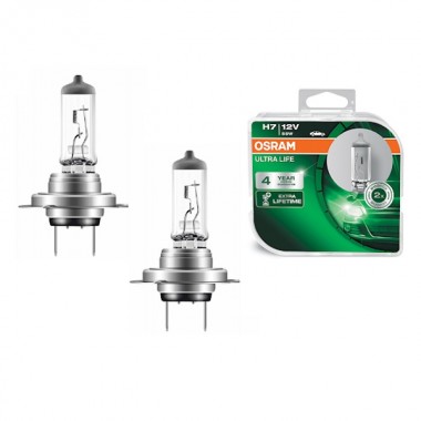 Отзывы Лампа 64210ULT-HCB H7 12V 55W PX26d (4 года гарантии) ULTRA LIFE OSRAM (упаковка 2шт)