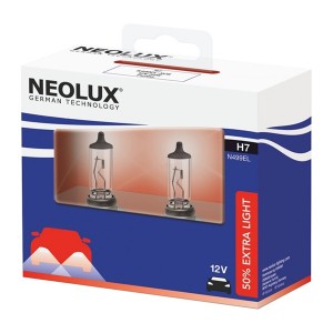 Лампа N499EL-2SCB H7 55W 12V PX26D (+50% больше света) Extra Light NEOLUX (уп. 2шт)