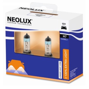 Лампа N499EL1-2SCB 55W 12V PX26D H7 KBOX2 (+130% больше света) Extra Light NEOLUX (уп. 2шт)