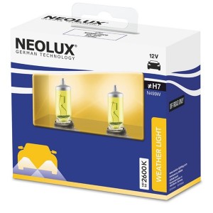 Купить Лампа N499W-2SCB 55W 12V PX26D H7 KBOX2 WEATHER LIGHT NEOLUX (уп. 2шт)