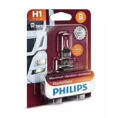 Лампа 13258MDB1 H1 24V 70W P14.5s (вибростойкая) (блистер 1шт.) MasterDuty PHILIPS