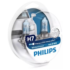 Лампа 12972WHVSM H7 12V 55W PX26d (абсолютно белый свет) +W5W 12V-5W (W2,1x9,5d) WHV (уп. 2+2шт.)