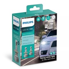 Лампа светодиодная 11342U50CWX2 H4 12/24V-LED P43t 5800K 15/15W (к.уп.2 шт.) Ultinon Pro5000 HL