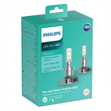Отзывы Лампа светодиодная 11972ULWX2 H7 12V-LED PX26d 6200K 14W Ultinon LED (к.уп.2 шт.) PHILIPS