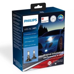 Лампа светодиодная 11972XUWX2 H7 12V-LED PX26d 5800K 25W X-tremeUltinon gen2 (уп.2шт.) PHILIPS