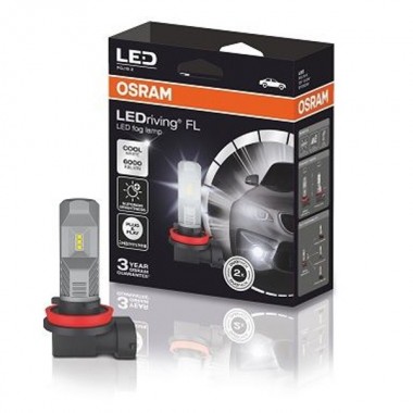 Отзывы Лампа светодиодная 67219CW H8/11/16 8,2W 12V PGJ19-X 4X2 1A 6000К LEDRIVING (уп 2шт.) OSRAM