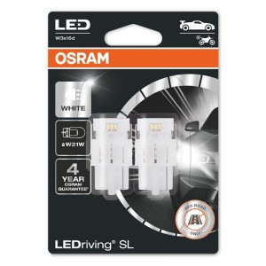Отзывы Лампа светодиодная 7505DWP-02B 1,4W 12V W3X16D W21W BLI2 LEDriving SL (уп. 2шт.) OSRAM