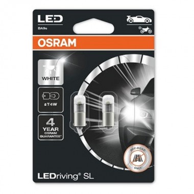 Купить Лампа светодиодная 3893DWP-02B 1W 12V BA9S T4W BLI2 LEDriving SL (уп. 2шт.) OSRAM