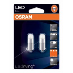 Лампа светодиодная premium 3924WW-02B T4W 24V 1W BA9s 4000K LEDRIVING (уп. 2шт.) OSRAM