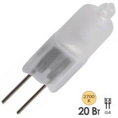 Лампа галогенная HCS FR 20W 220V G4 матовая