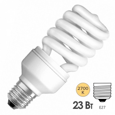 Обзор Лампа энергосберегающая Osram DST Mini Twist 23W/827 E27