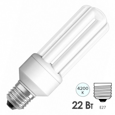 Отзывы Лампа энергосберегающая Osram Dulux INT LL 22W/840 E27