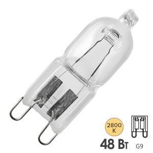Отзывы Лампа галогенная капсульная Osram 66748 ECO Halopin 48W(60W) 220V G9