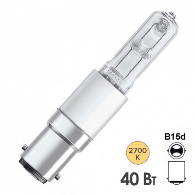 Купить Лампа галогенная Osram 64491 ECO Halolux Ceram 40W 230V B15d d13x67mm