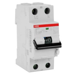 Дифавтомат ABB DS201 C16 A10 2-полюсный характеристика C 16A 10mA тип А (2CSR255140R0164)