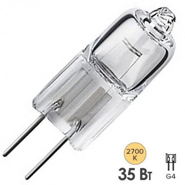 Отзывы Лампа галогенная HC CL 35W 12V G4 прозрачная