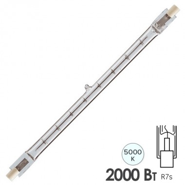 Отзывы Лампа галогенная линейная Osram 64784 Haloline 2000W 220V R7s 327,4mm