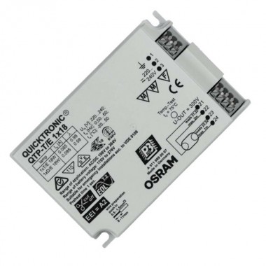Обзор ЭПРА Osram QTP-T/E 1x18 для компактных люминесцентных ламп