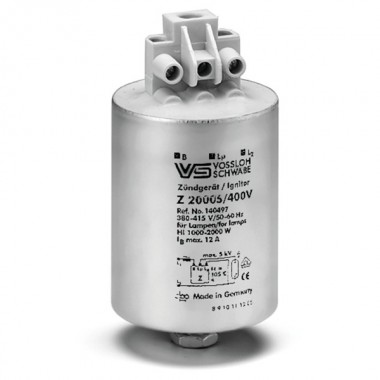 Обзор ИЗУ Vossloh Schwabe Z 2000 S 1000-2000W 380-415V 4,0-5,0kV 12A для металлогалогенных ламп