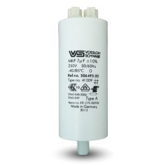 Конденсатор VS WTB 7 мкФ 250V монтаж M8x10