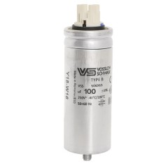 Конденсатор VS WTB 100 мкФ 250V монтаж M8x16