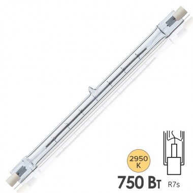 Обзор Лампа галогенная линейная BLV 750W 220V R7s 185.7mm