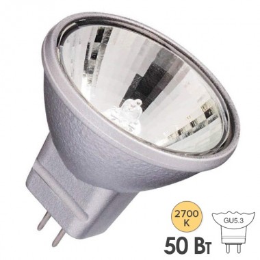 Обзор Лампа галогенная BLV Reflekto Fr/Silver 50W 40° 12V GU5,3 отражатель silver/серебристый