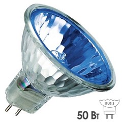 Лампа галогенная BLV Popstar Blue 50W 12° 12V GU5,3 синий
