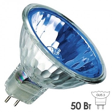 Купить Лампа галогенная BLV Popstar Blue 50W 12° 12V GU5,3 синий