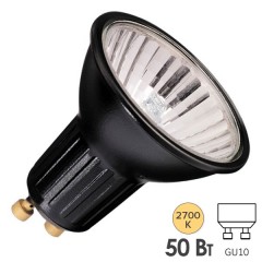 Лампа галогенная BLV Highline Black 50W 35° 220V GU10 отражатель black/черный