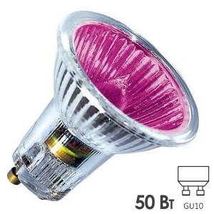 Обзор Лампа галогенная BLV Popline Magenta 50W 35° 220V GU10 пурпурный