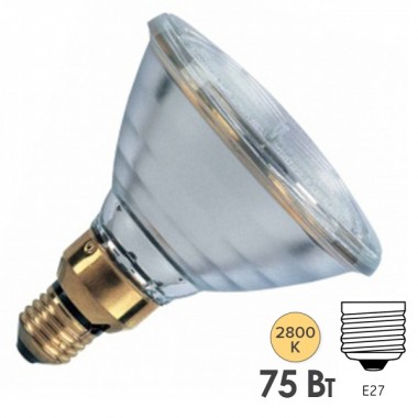 Купить Лампа галогенная Osram 64838 ES FL HALOPAR 38 75W (80W) 30° 240V E27