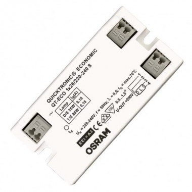 Обзор ЭПРА Osram QT-ECO 1x26 S для компактных люминесцентных ламп