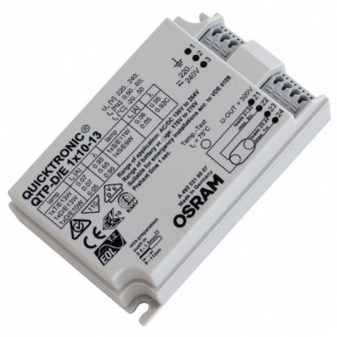 Купить ЭПРА Osram QTP-D/E 1x10-13 для компактных люминесцентных ламп