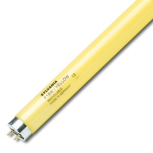 Обзор Люминесцентная лампа T8 Sylvania F 58W/YELLOW G13, 1500 mm, желтая