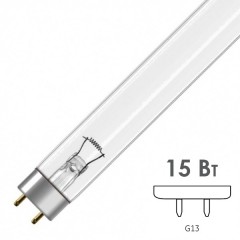 Лампа бактерицидная Osram HNS G15 T8 15W G13 L438mm специальная безозоновая